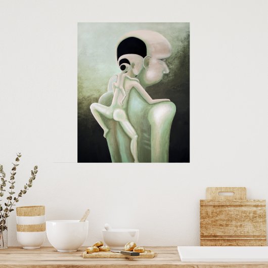 nieuwsgierig poster (Keuken)