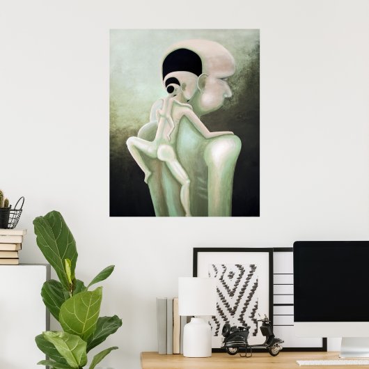 nieuwsgierig poster (Thuiskantoor)