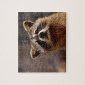 nieuwsgierig Raccoon Legpuzzel (Verticaal)