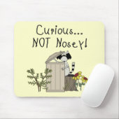 nieuwsgierig Raccoon Muismat (Met muis)