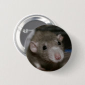 nieuwsgierig ronde button 5,7 cm (Voorkant /achterkant)