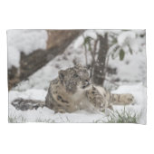 Nieuwsgierig sneeuwblaasje kussensloop (Voorkant)