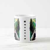 Nieuwsgierig Squatch met Zonnebril Koffiemok (Center)