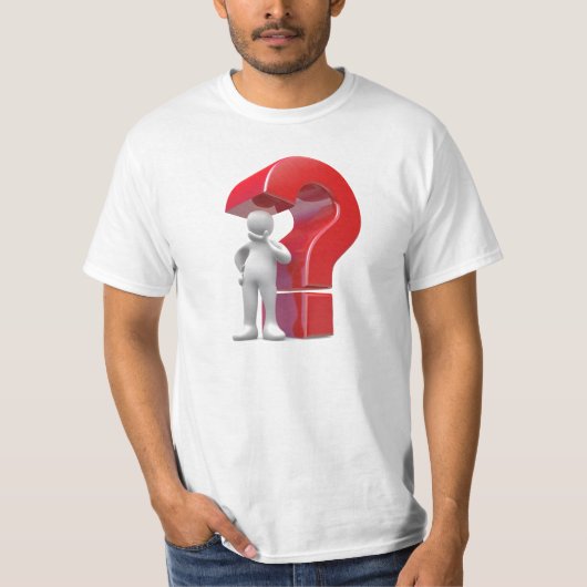 nieuwsgierig t-shirt (Voorkant)