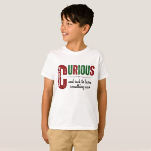 nieuwsgierig t-shirt