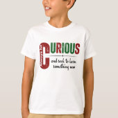 nieuwsgierig t-shirt (Voorkant)