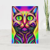 nieuwsgierig wenskaart kaart (Voorkant)