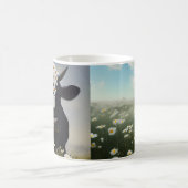 Nieuwsgierig Zwart Angus Koe Mok (Center)