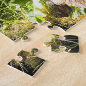 Nieuwsgierig zwart Beer Legpuzzel (Zijkant)