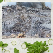 Nieuwsgierige eekhoorn, Canadese dierenfotografie Theedoek (Gevouwen)