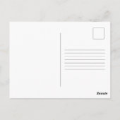 Nieuwsgierige ezel in de Zuidwestelijke Woestijnsc Briefkaart (Achterkant)