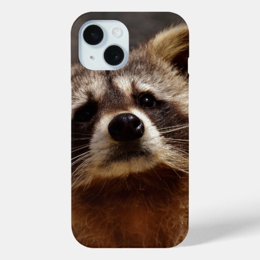 nieuwsgierige foto van Raccoon Case-Mate iPhone Case (Achterkant)