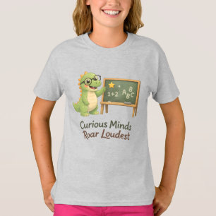 Nieuwsgierige geesten brullen het hardst – Slimme T-shirt