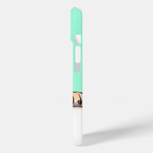 nieuwsgierige hond Case-Mate iPhone case (Achterkant / Links)