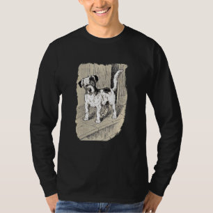 Nieuwsgierige illustratie t-shirt