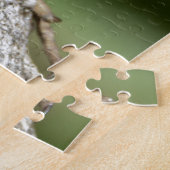 Nieuwsgierige jonge hagedis legpuzzel (Zijkant)
