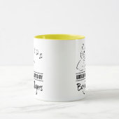 Nieuwsgierige kat gemakkelijk verstoord door banjo mok (Midden)