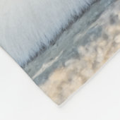 Nieuwsgierige kat met Lijst van brillen Fleece Deken (Hoek)