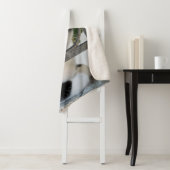 Nieuwsgierige kat-ogen met brillenglazen Lijst Fun Sherpa Deken (In situ)