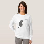 nieuwsgierige kat t-shirt (Voorkant volledig)