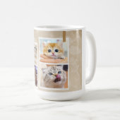 Nieuwsgierige Katten Collage Koffiemok (Voorkant rechts)