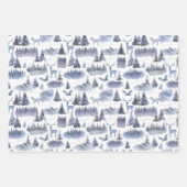 Nieuwsgierige kerstboom met moderne Waterverf Inpakpapier Vel (Voorkant 3)