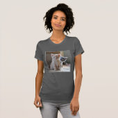 nieuwsgierige Kittens T-shirt (Voorkant volledig)