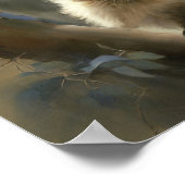 Nieuwsgierige klimmer Siamese Kitten Poster (Hoek)