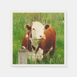 Nieuwsgierige Koe 4Ricky Servetten