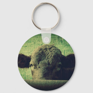 nieuwsgierige Koe Sleutelhanger