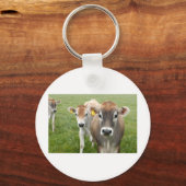 Nieuwsgierige koeien sleutelhanger (Voorkant)