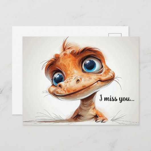 Nieuwsgierige Ogen Briefkaart (Voorkant / Achterkant)