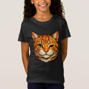 Nieuwsgierige Oranje Tabby Kat T-shirt