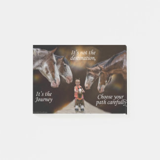 Nieuwsgierige paarden post-it® notes