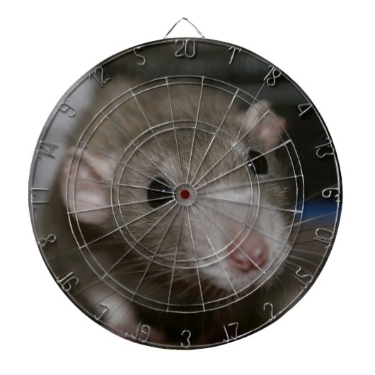 Nieuwsgierige Rat Dartbord (Voorkant)