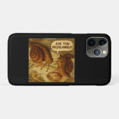 Nieuwsgierige Slak & Michelangelo Parodie Cartoon Case-Mate iPhone Case (Achterkant (horizontaal))
