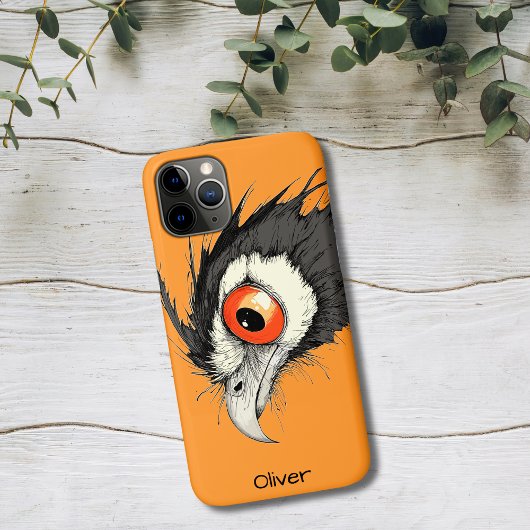 Nieuwsgierige vogel Case-Mate iPhone case