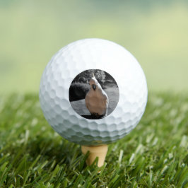 Nieuwsgierige Zwavelkuifkaketoe Golfballen