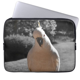 Nieuwsgierige Zwavelkuifkaketoe Laptop Sleeve
