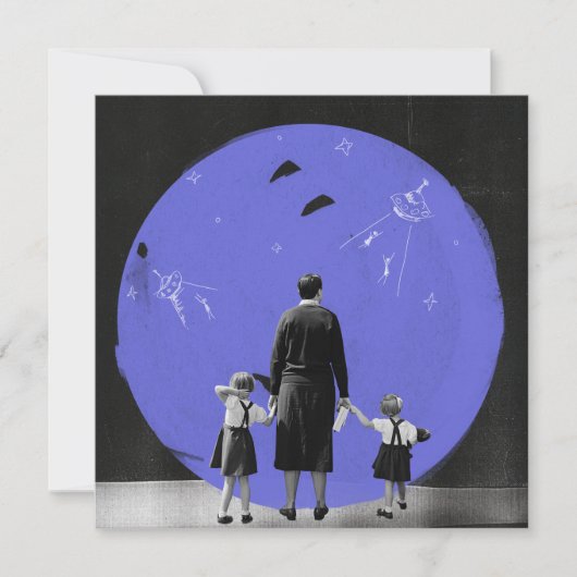 Nieuwsgierigheid briefkaart (Voorkant)