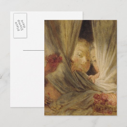 nieuwsgierigheid briefkaart (Voorkant / Achterkant)