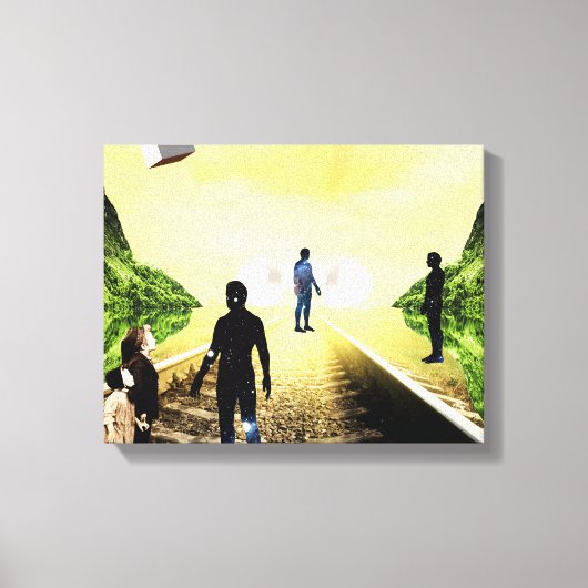 nieuwsgierigheid canvas afdruk (Voorkant)