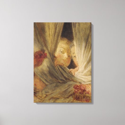 nieuwsgierigheid canvas afdruk (Voorkant)