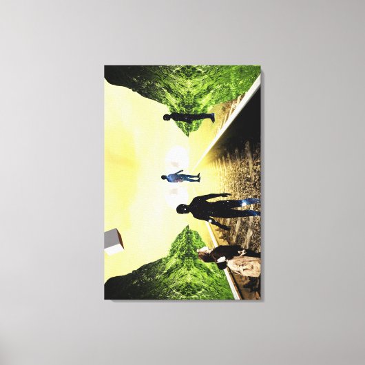 nieuwsgierigheid canvas afdruk (Voorkant)