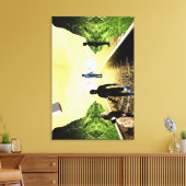 nieuwsgierigheid canvas afdruk (Insitu (Woonkamer))