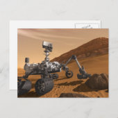 Nieuwsgierigheid: De volgende Mars Rover Briefkaart (Voorkant / Achterkant)