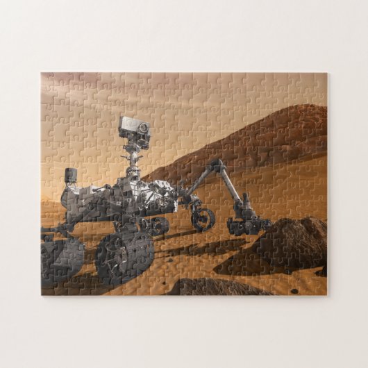 Nieuwsgierigheid: De volgende Mars Rover Legpuzzel (Horizontaal)