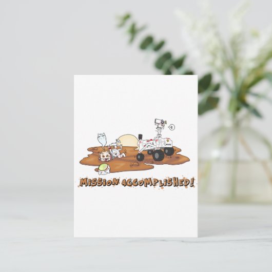 Nieuwsgierigheid doodde de kat briefkaart (Staand voorkant)