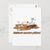 Nieuwsgierigheid doodde de kat briefkaart (Voorkant / Achterkant)