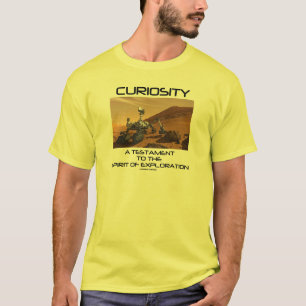 nieuwsgierigheid een testament naar de geest van d t-shirt